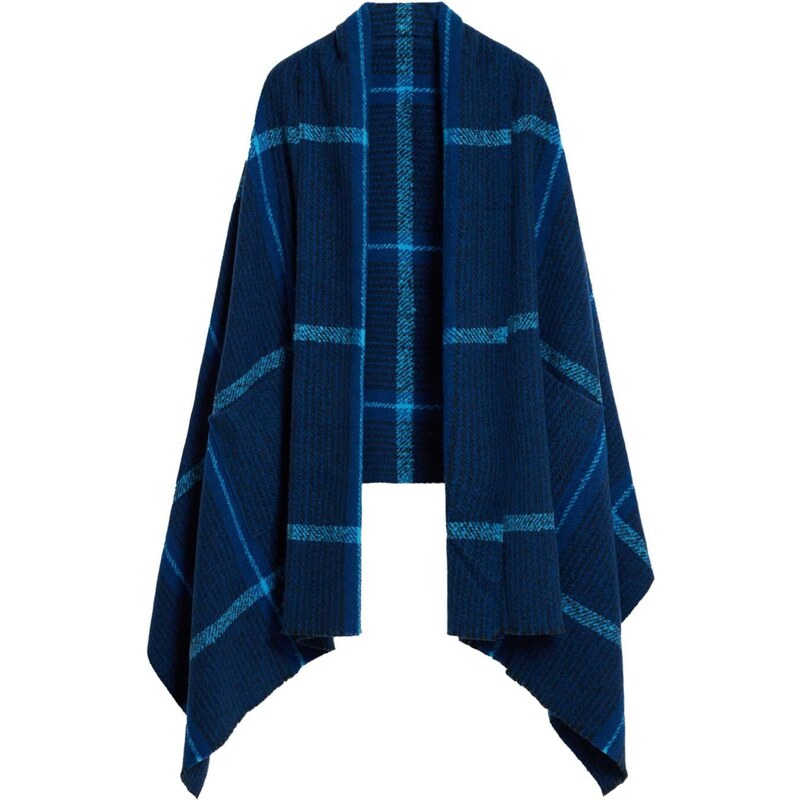 Desigual Pelerína svetlomodrá / tmavomodrá 65619473