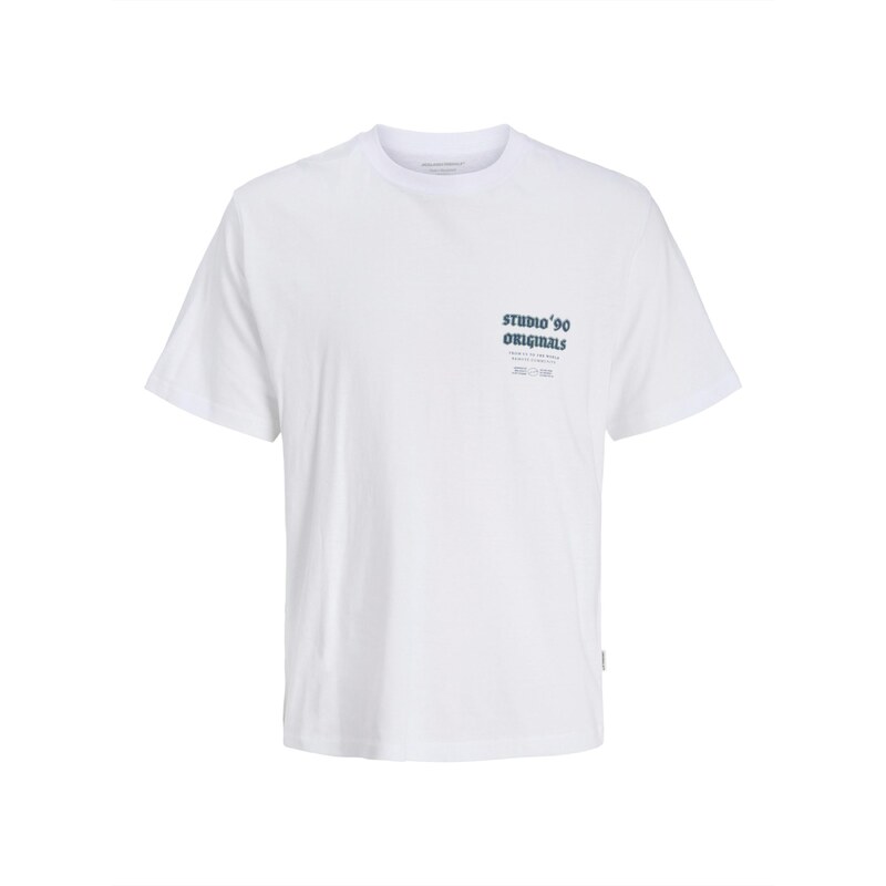 JACK & JONES Tričko JORMEADOWS námornícka modrá / jedľová / biela 65353654