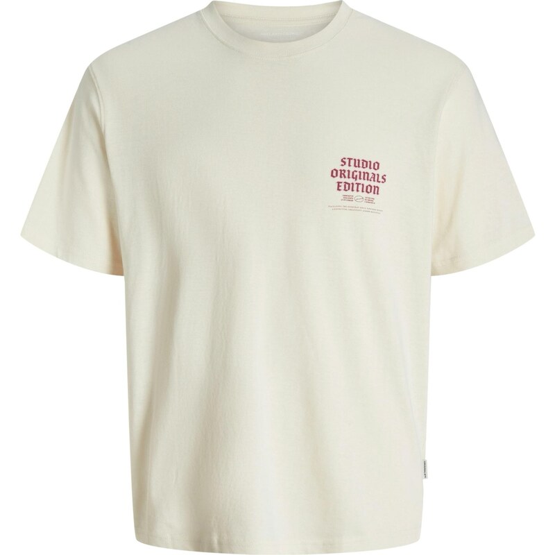 JACK & JONES Tričko JORMEADOWS ružová / vínovo červená / biela ako 65353655