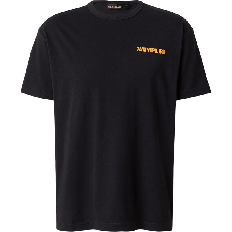 NAPAPIJRI Tričko S-Snibston mätová / oranžová / čierna 65663872