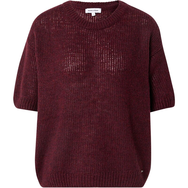 MORE & MORE Sveter vínovo červená 66018130