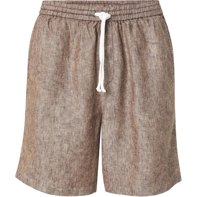 WEEKDAY Nohavice Ajar hnedá melírovaná 65353692