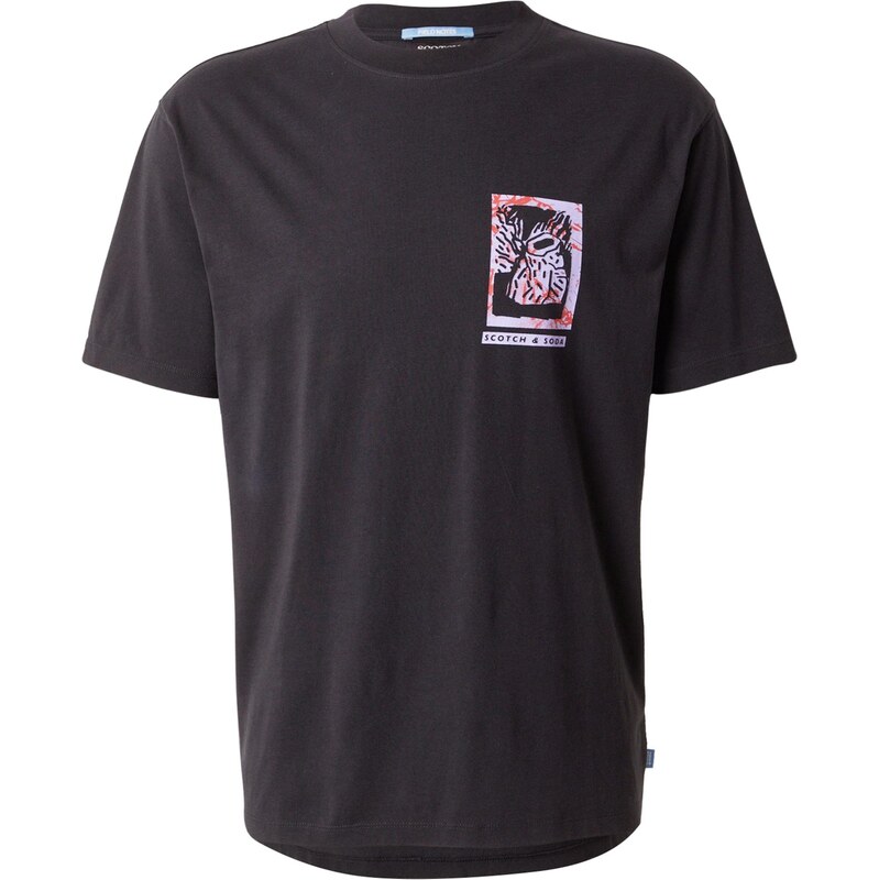 SCOTCH & SODA Tričko levanduľová / tmavooranžová / čierna / biela 65815725