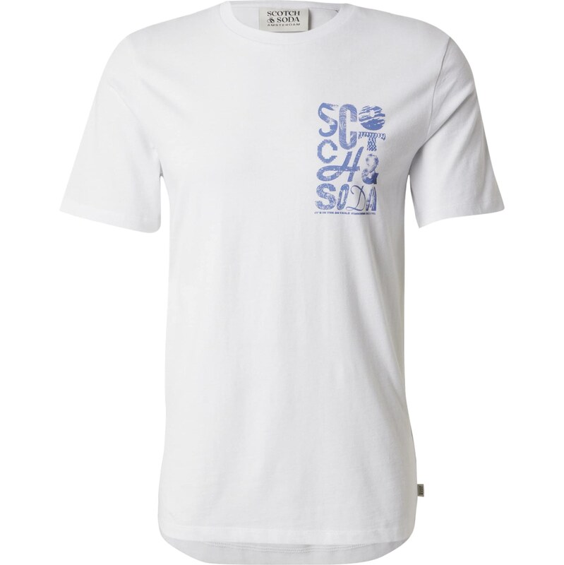 SCOTCH & SODA Tričko opálová / biela 65815728