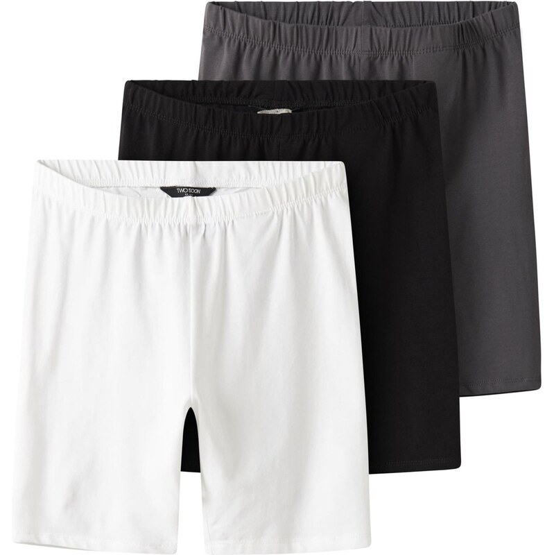 TWO SOON Legíny sivá / čierna / biela 65649720