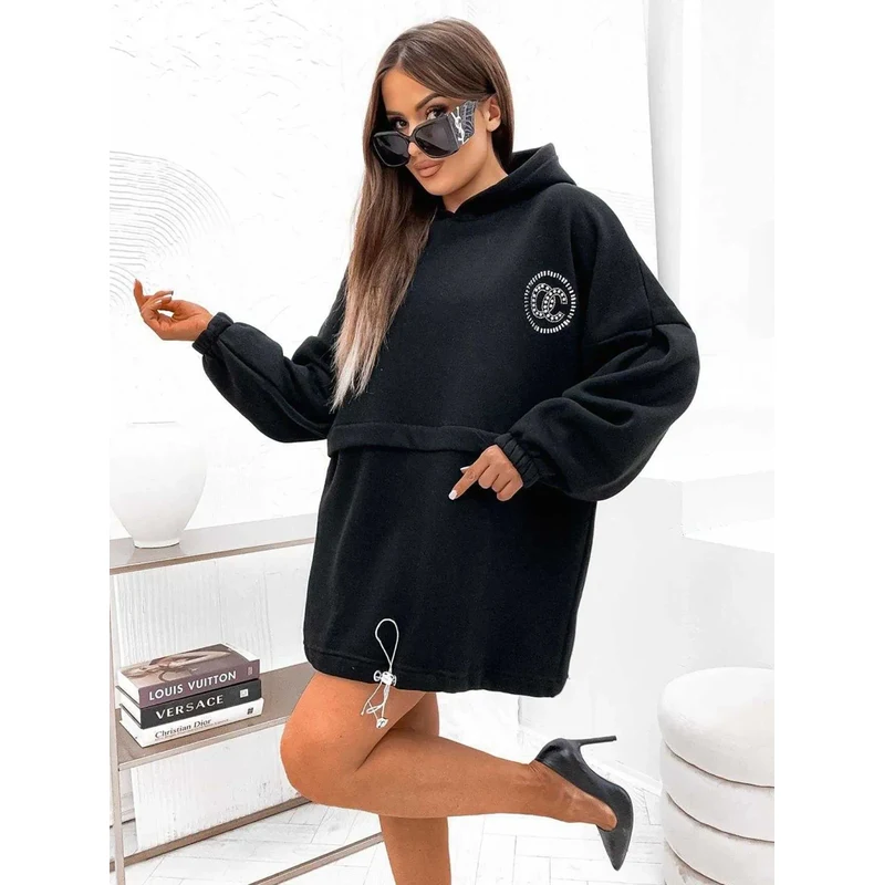 Resti Womens cotton mini dress in sweatshirt style 65355979