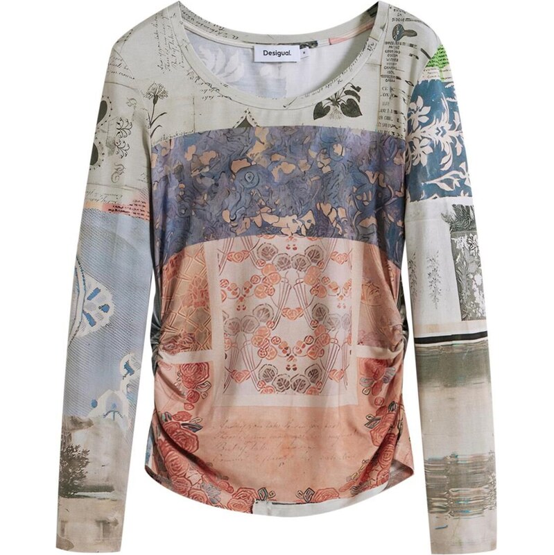 Desigual Tričko zmiešané farby 65656826