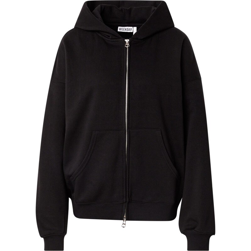 WEEKDAY Tepláková bunda Tony čierna 65353684