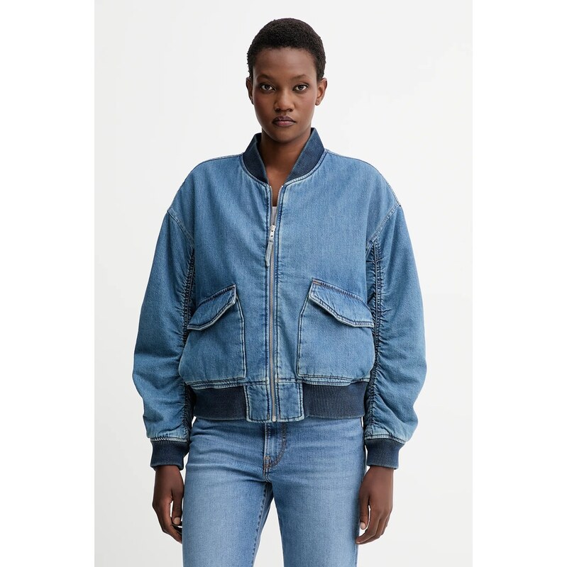 Džínsová bomber bunda Levis 65358741