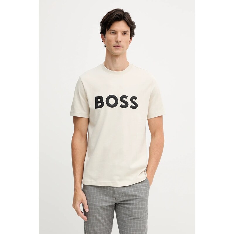 Bavlnené tričko BOSS Green Tee Iconic Zone 65358904