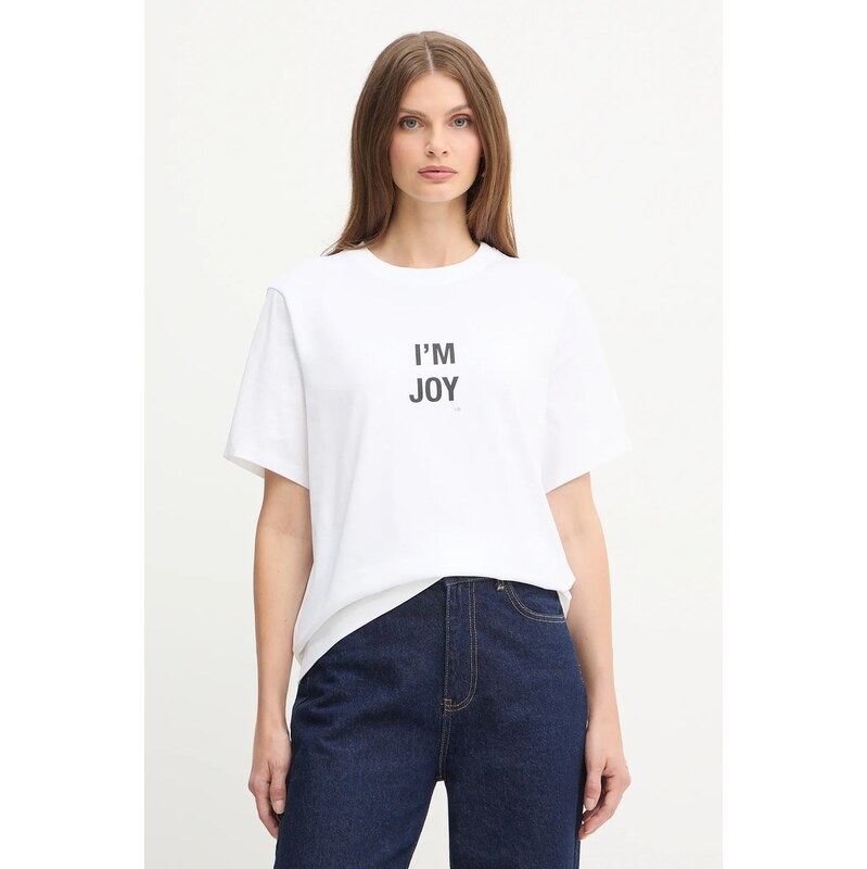 Bavlnené tričko Victoria Beckham 65358905