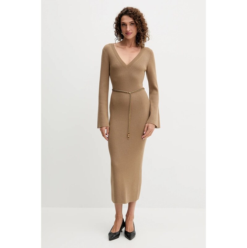 Šaty s prímesou vlny MICHAEL Michael Kors 65359483