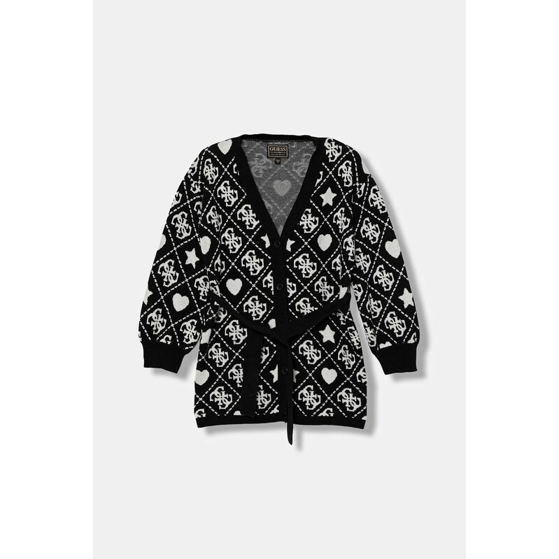 Detský kardigan s prímesou vlny Guess 65359570