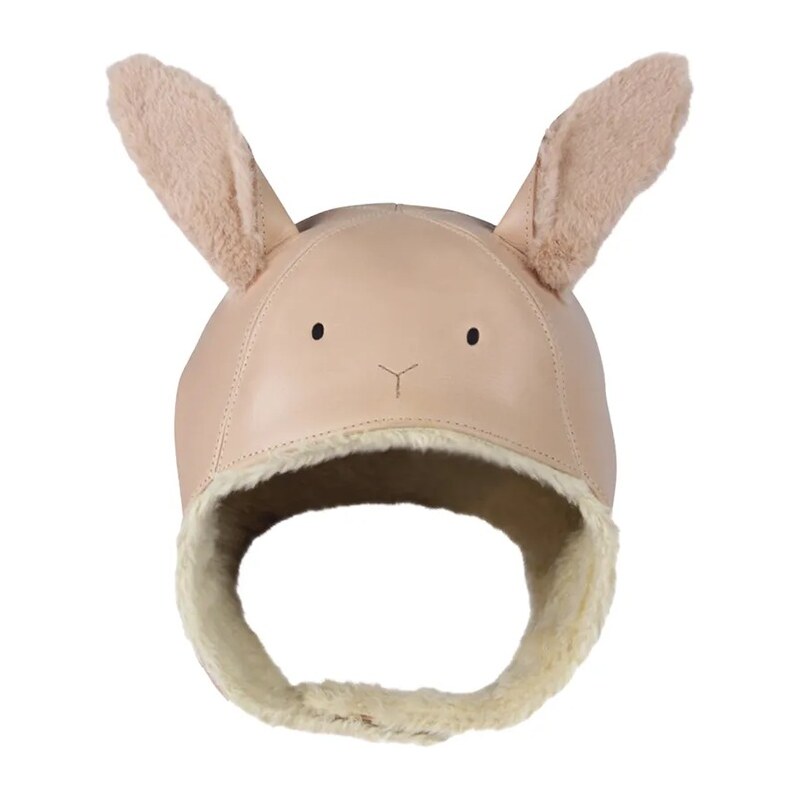 Detská kožená čiapka Donsje Kapi Exclusive Hat Fluffy Bunny 65359574