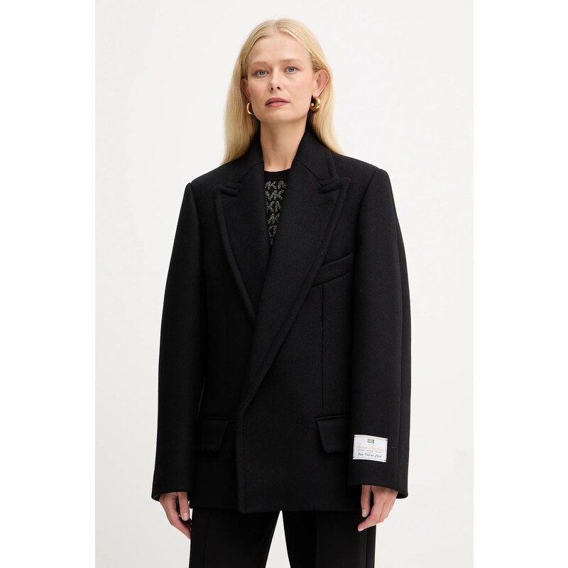 Kabát s prímesou vlny Victoria Beckham 65359405