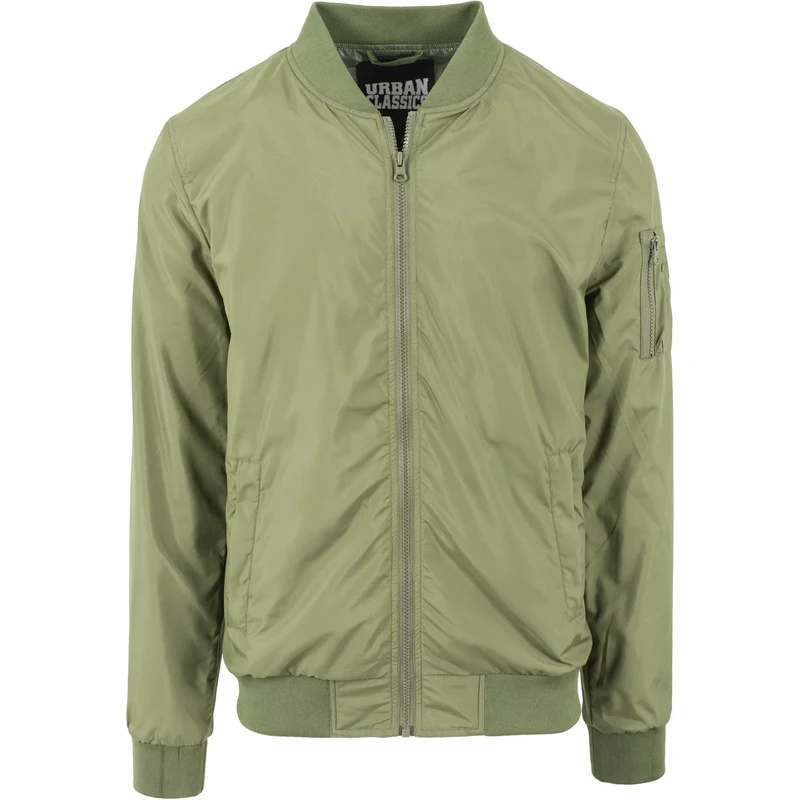 Urban Classics Light Bomber Jacket Olive 50684306