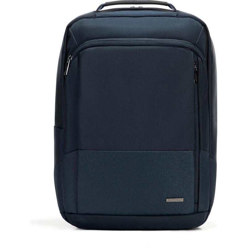 Wittchen Pánský rovný batoh na notebook 15,6 do lietadla, námornícka 66067053
