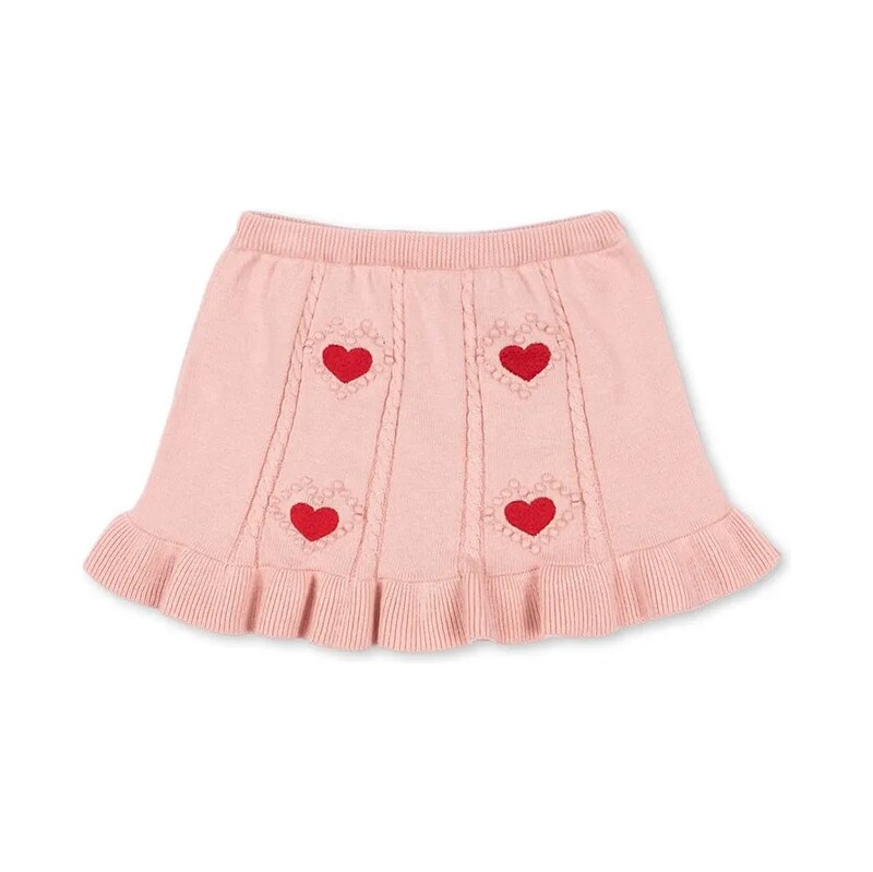 Dievčenská bavlnená sukňa Konges Sløjd SOLEIL KNIT SKIRT GOTS 65376975