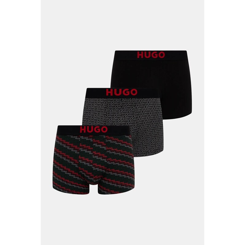 Boxerky HUGO 3-pak TRUNK TRIPLET GIFT 65360951
