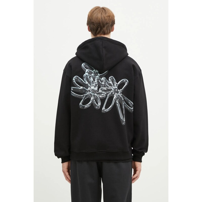 Bavlnená mikina Filling Pieces Chrome Flower 65361483