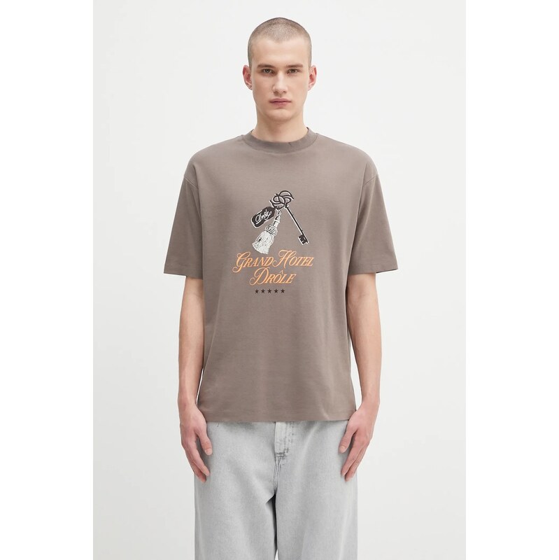 Bavlnené tričko Drôle de Monsieur Le Tshirt Grand HUtel 65361558