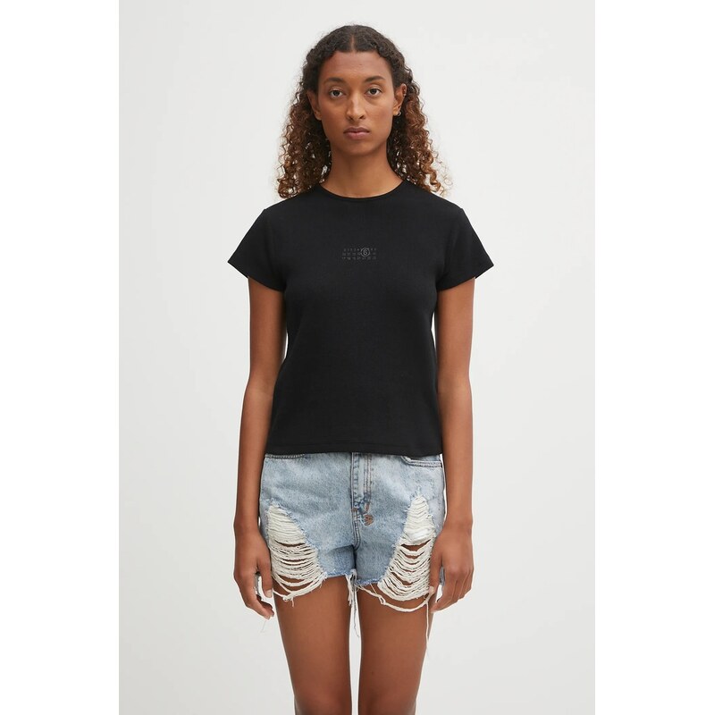 Tričko s prímesou vlny MM6 Maison Margiela 65361580