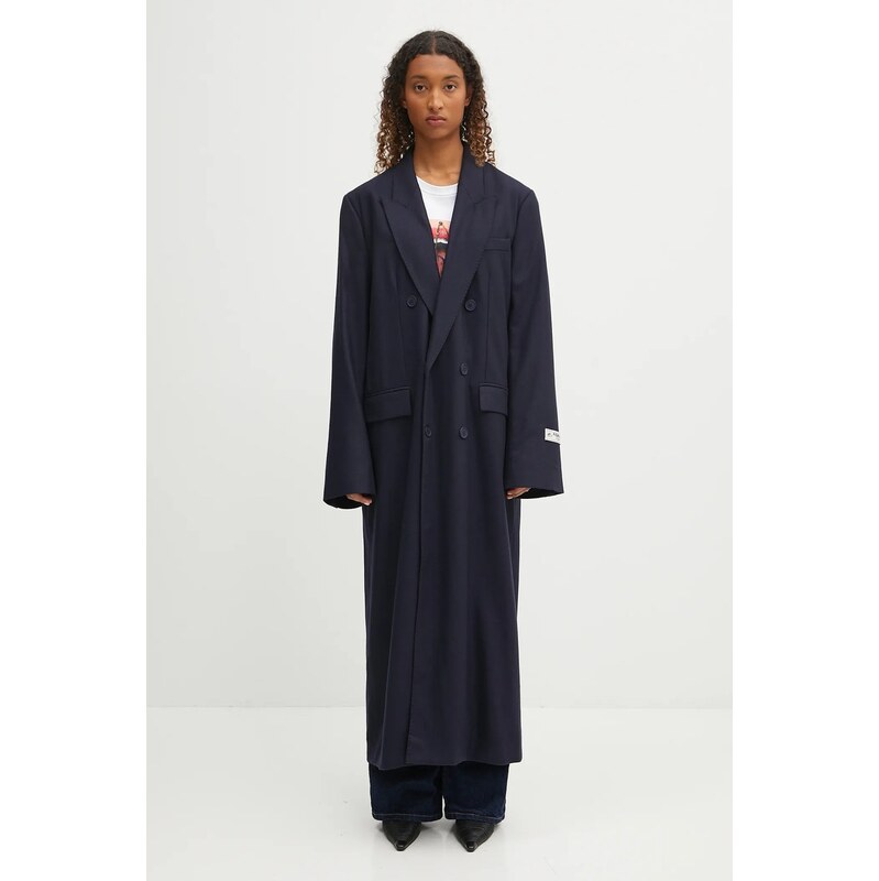 Vlnený kabát Fiorucci Light Wool Maxi 65361598