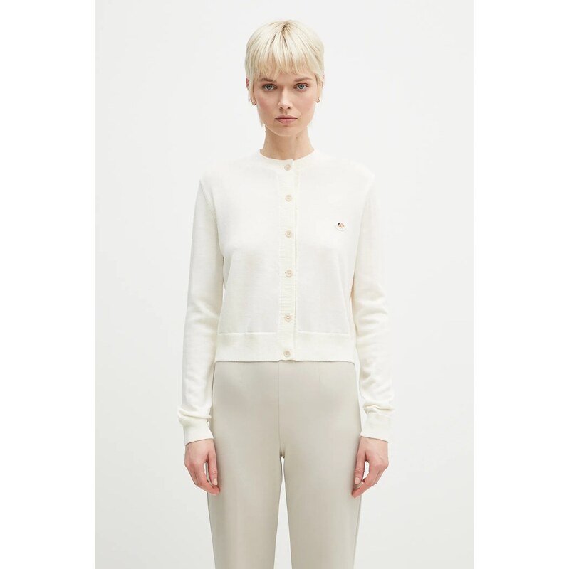 Vlnený kardigán Fiorucci Angel Patch 65361612