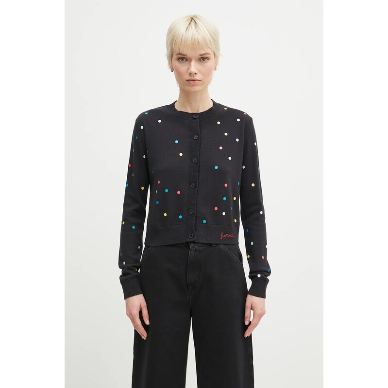 Vlnený kardigán Fiorucci Confetti Dot Print Logo 65361613