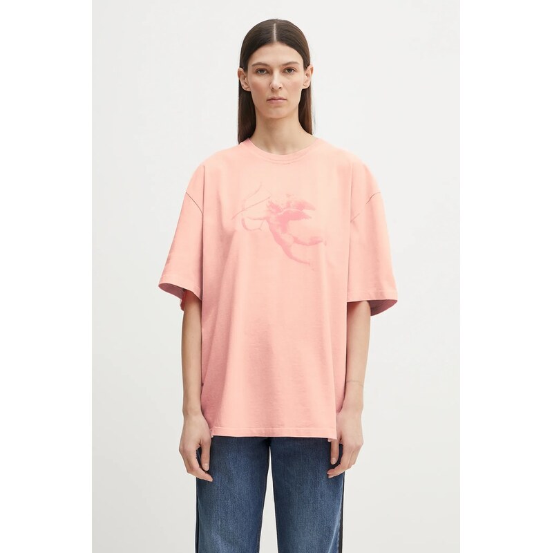 Bavlnené tričko Fiorucci Print Boxy Fit 65361621