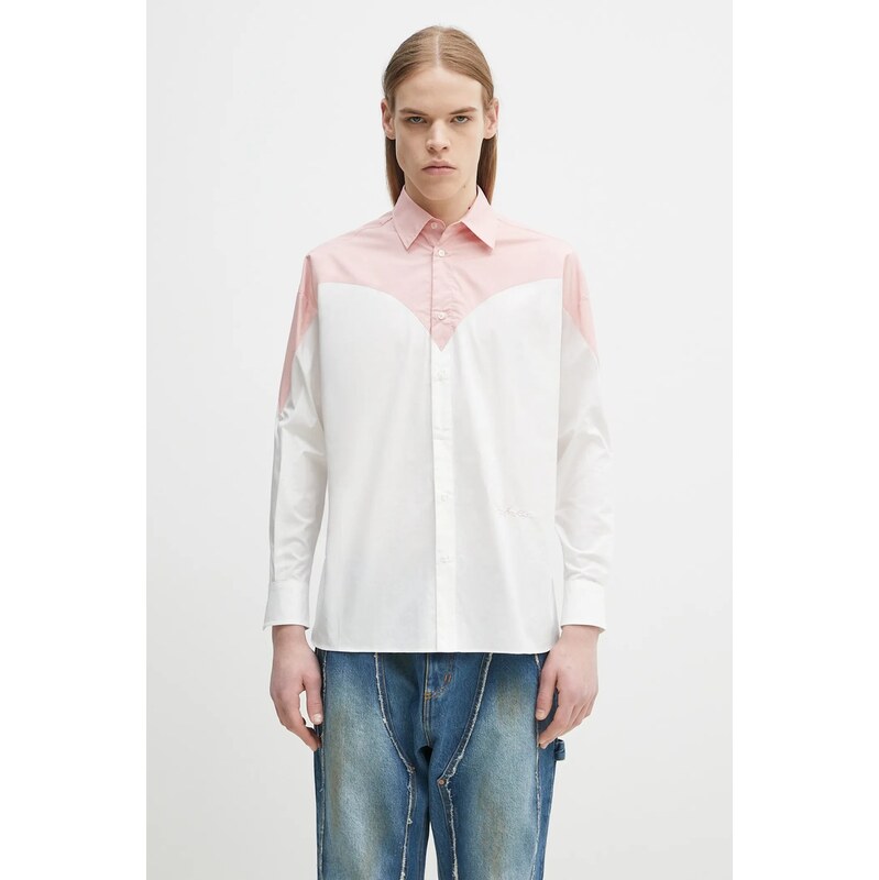 Bavlnená košeľa Fiorucci Embroidered Heart Relaxed Fit 65361624