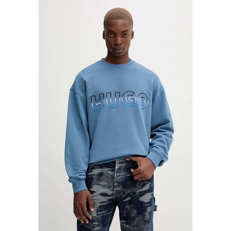 Bavlnená mikina Hugo Blue Nogocrew 65376951