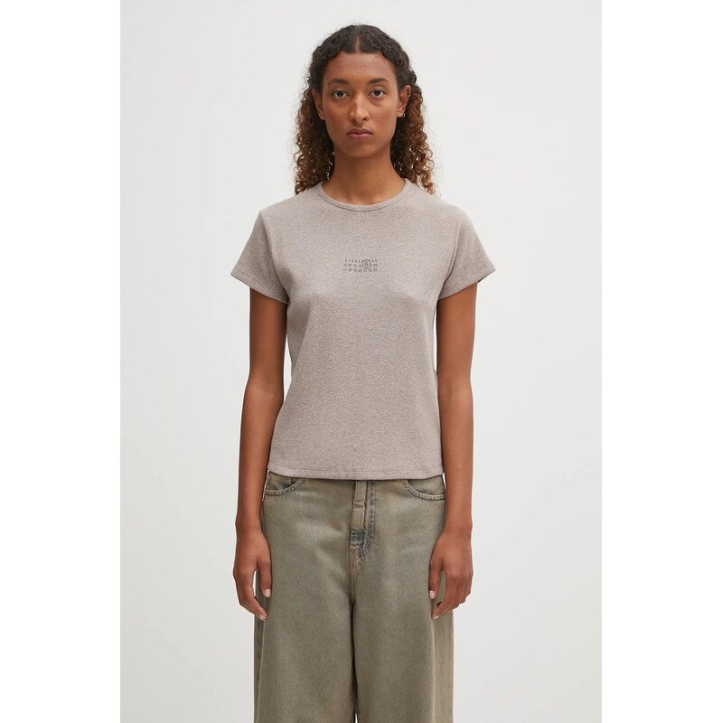 Tričko s prímesou vlny MM6 Maison Margiela 65361579