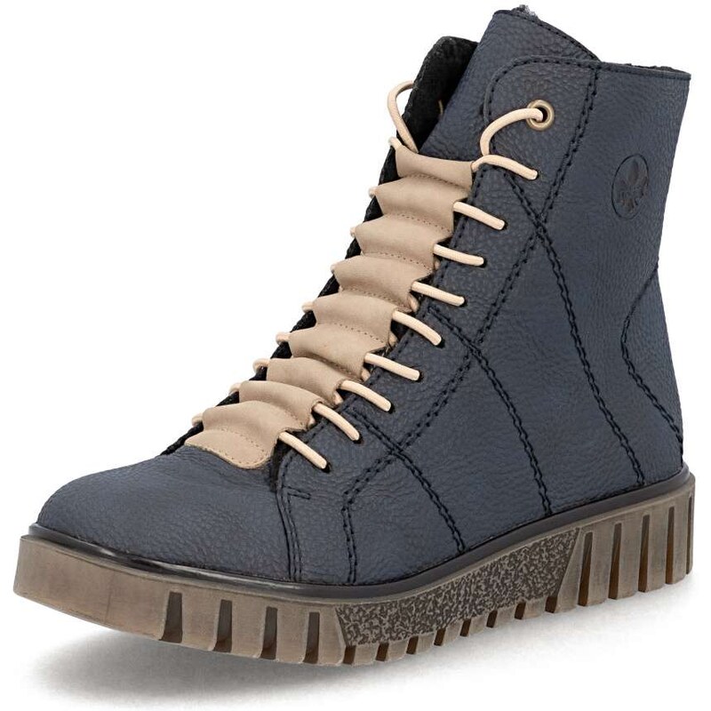 Dámska členková obuv RIEKER Y3420-14 modrá W5 65361781