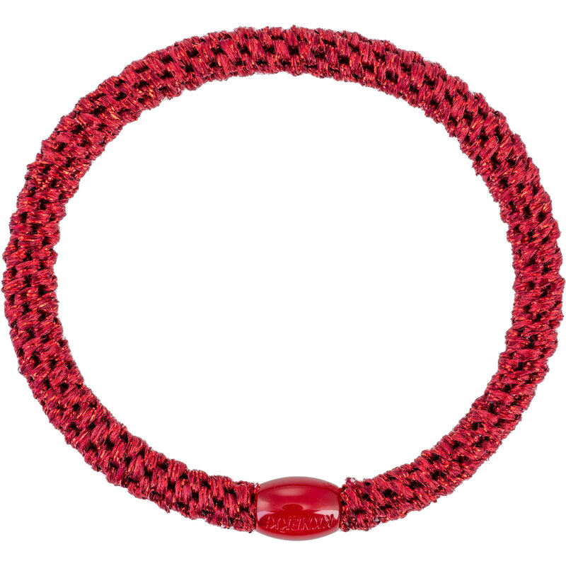 Gumička do vlasov Kknekki Slim Light Bordeaux Glitter 65361928