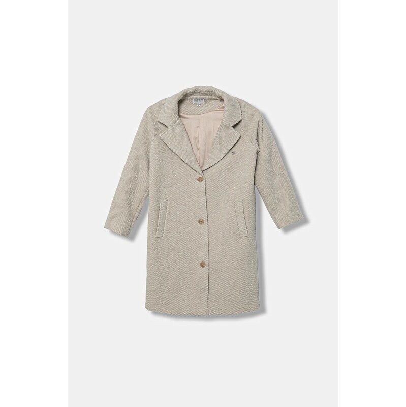 Detský kabát s prímesou vlny Guess 65362591