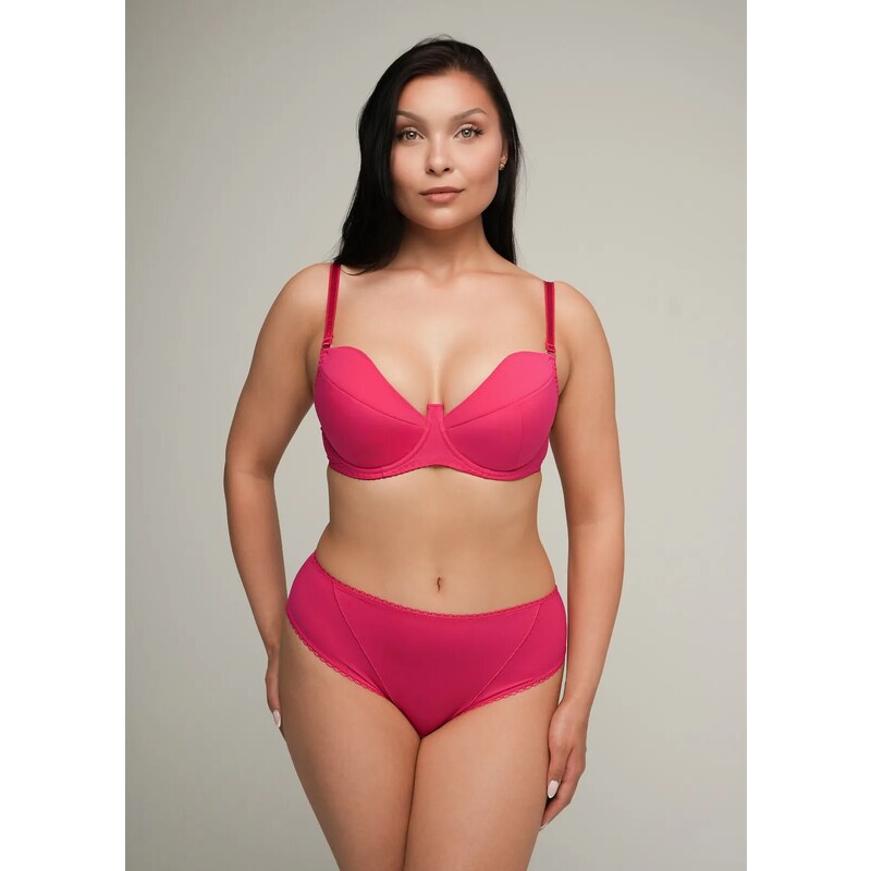 Podprsenka Ava 2204 s push-up efektom Fuchsia 65125458