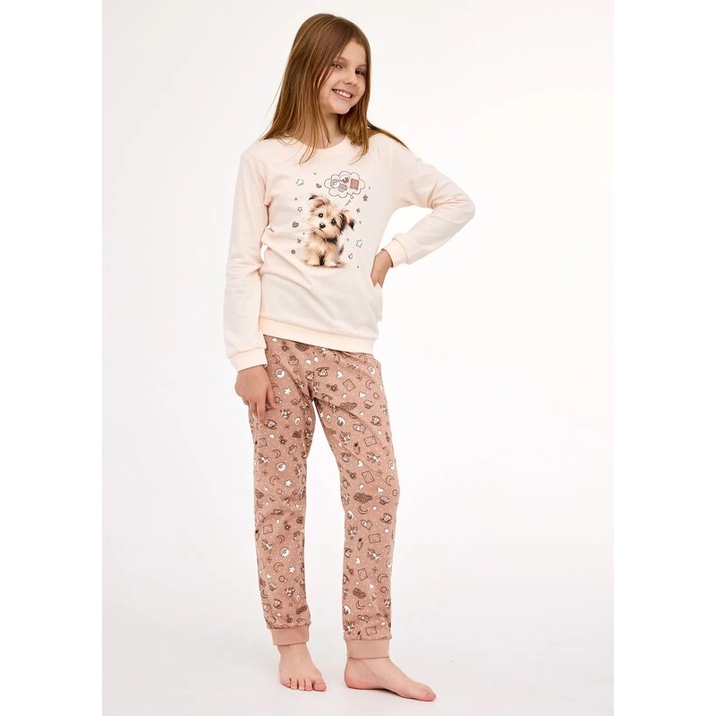 Dievčenské pyžamo Cornette Young Girl 592/193 Sweet Dog 134-164 66908977
