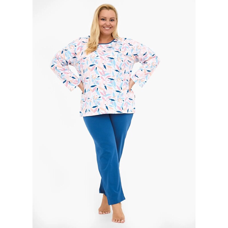 Dámske pyžamo Cornette 392/451 Amelia 3XL-5XL 67464326