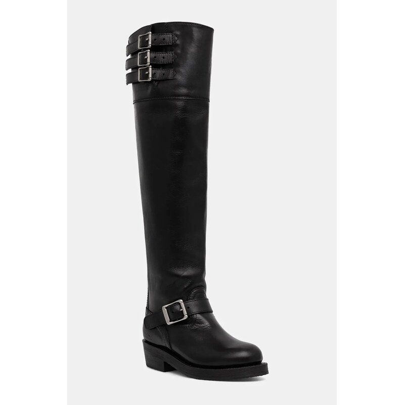 Kožené čižmy Polo Ralph Lauren Biker Boot 65363619