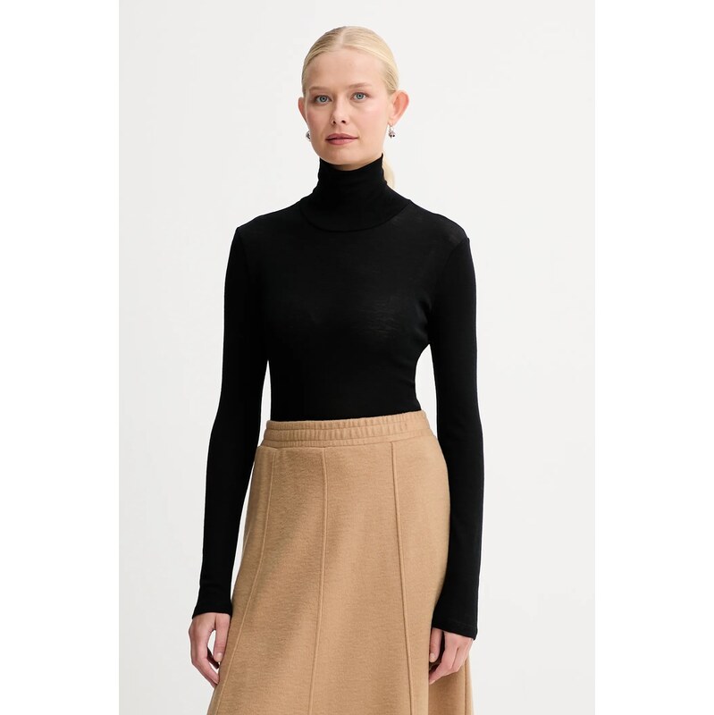 Tričko s dlhým rukávom s prímesou vlny Weekend Max Mara TESEO 66514340