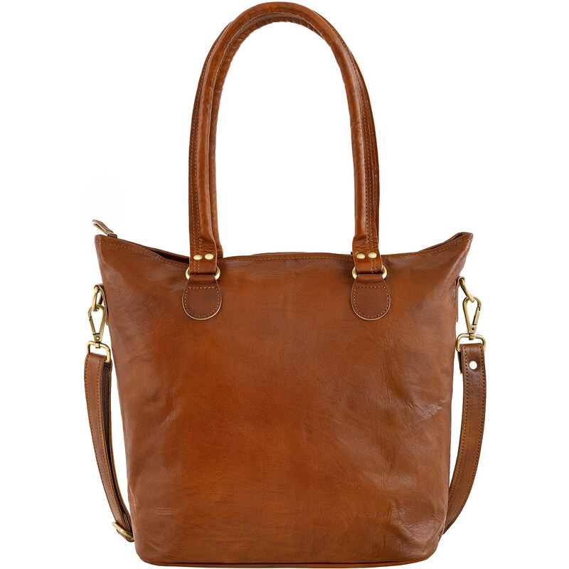 Glara leather Kožená kabelka cez rameno - Morning Whisper 68502810