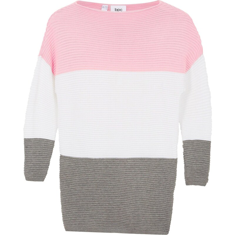 bonprix Dlhý pulóver, farba ružová 44734018