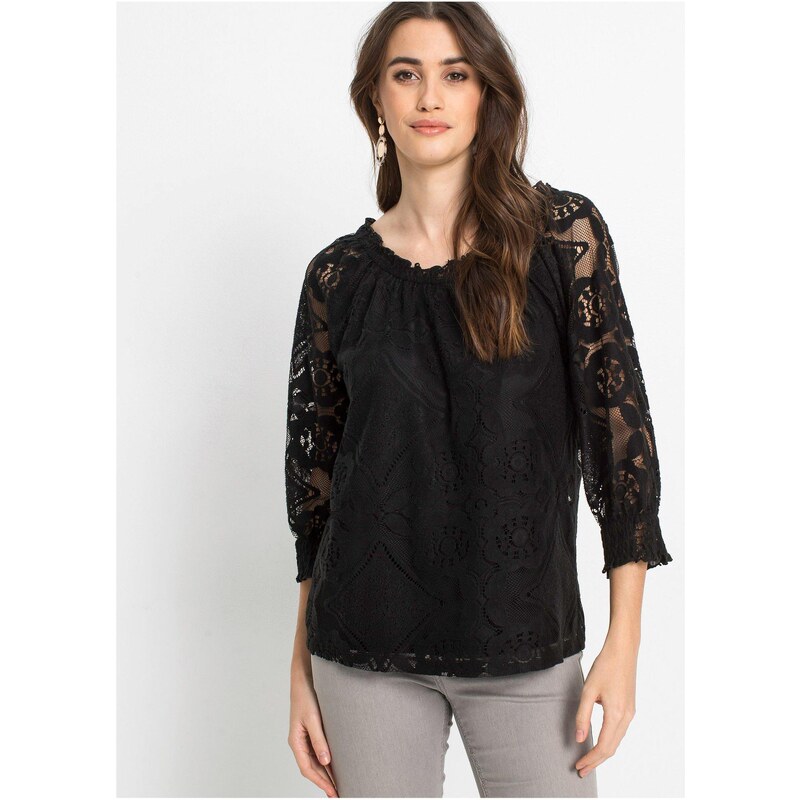 bonprix Tričko, farba čierna 45053607