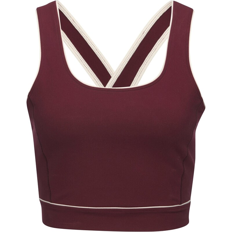 Copenhagen Studios Top bordová / biela 65877703