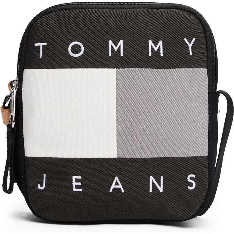 Tommy Jeans Taška cez rameno sivá / čierna / biela 65365407