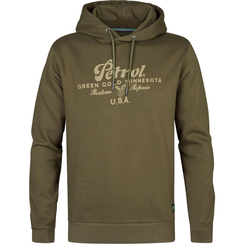 Petrol Industries Mikina Yankton zelená / olivová 65887324