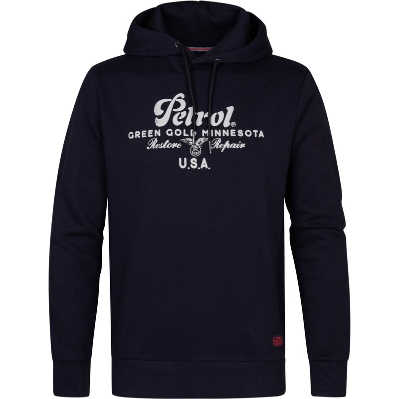 Petrol Industries Mikina Yankton. námornícka modrá / biela 65887334