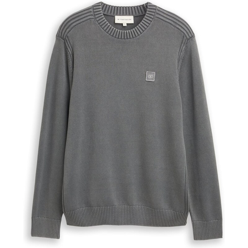 TOM TAILOR Sveter tmavosivá 65475143