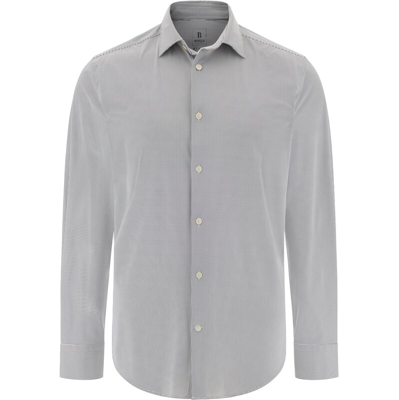 Boggi Milano Košeľa sivá / antracitová 65660244